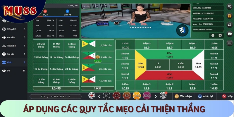 Học hỏi mẹo để tăng khả năng thắng trong ván chơi