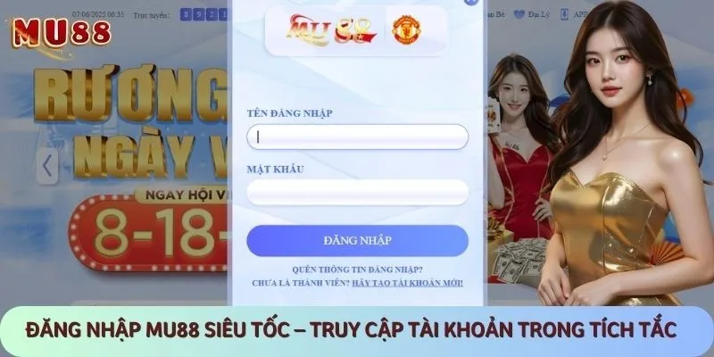 Đăng nhập MU88 trải nghiệm kho game đỉnh cao